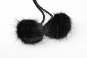  Lolita Imitation Rabbit Hair Short Coat Pyon Pyon WLY-079EDF/BK -  