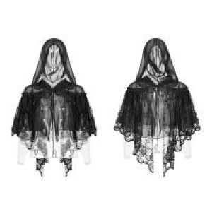  Lolita Small Cloak with Hood Pyon Pyon WLY-083DPF/BK -  