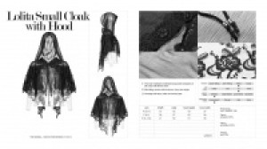  Lolita Small Cloak with Hood -  8
