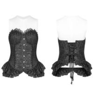  Lolita Black Elf Corset Pyon Pyon WLY-087SYF/BK -  