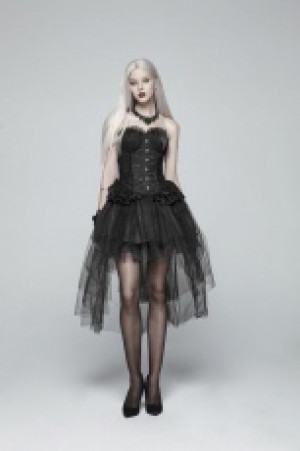  Lolita Black Elf Corset Pyon Pyon WLY-087SYF/BK -  