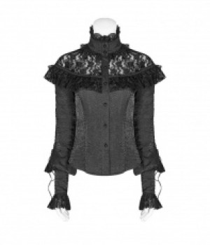        Lolita Long Sleeve Shirt Pyon Pyon WLY-088CCF/BK /  /  /  / -  