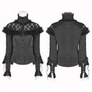        Lolita Long Sleeve Shirt Pyon Pyon WLY-088CCF/BK /  /  /  / -  