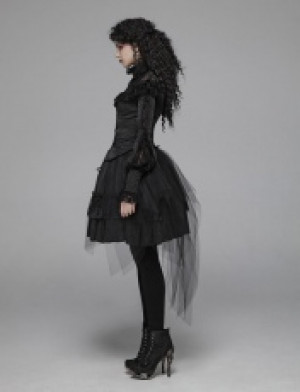        Lolita Long Sleeve Shirt Pyon Pyon WLY-088CCF/BK /  /  /  / -  