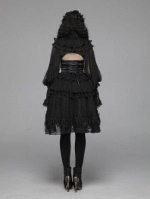  Lolita Big Puff Sleeve Pyon Pyon WLY-090XDF/BK -  