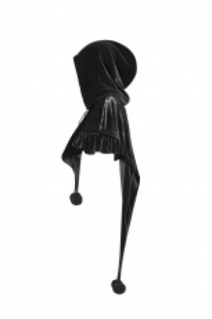  Lolita Velvet Short Cloak Pyon Pyon WLY-092DPF/BK -  