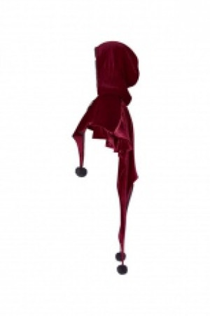  Lolita Velvet Short Cloak Pyon Pyon WLY-092DPF/RD -  