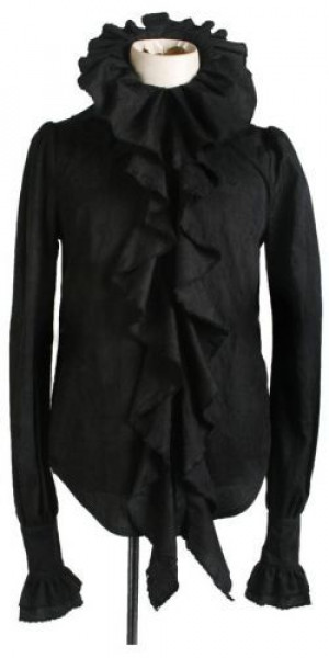 Рубашка c жабо BLOUSE - Изображение