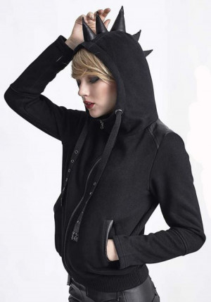  Punk Hoodie Coat - 