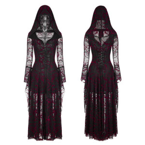  Gothic flame long coat - 