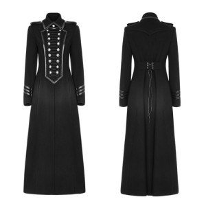  Uniform Retro Plate Woolen Jacket - 