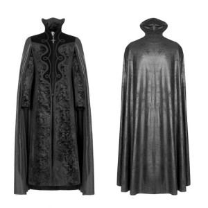  Gothic Night Count Cloak Long Coat - 