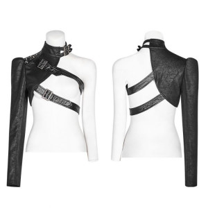  Punk One-arm Short Coat - 