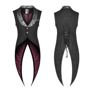  Gothic Swallow Tail Vest - 