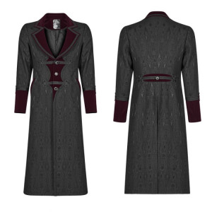 Пальто Goth Vampire Master Mid-length - Изображение
