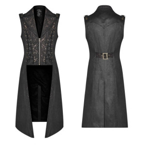  Steampunk Long Vest - 