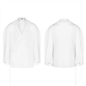  Gothic Low-cut Loose Shirt - 