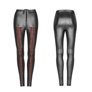  Gothic Devil Footprints Leggings - 