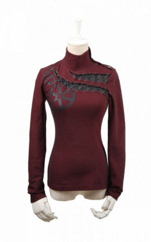  Punk Women Long T-Shirt - 