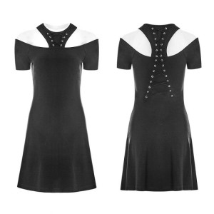  Punk Corn Tie Rope Dress - 