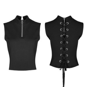  Punk Sleeveless T-shirt - 