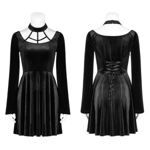 Платье Gothic Daily Velvet Dress - Изображение