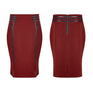  Military Uniform Half Skirt - 