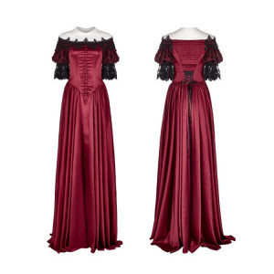 Victorian Vintage Palace Long Dress - 