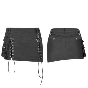  Steampunk Asymmetric Skirt - 
