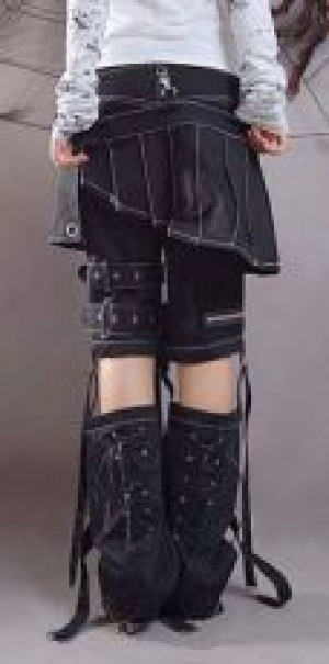  TROUSERS Punk Rave K-031/BK -  