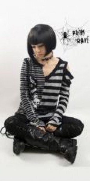  TROUSERS Punk Rave K-099/BK -  
