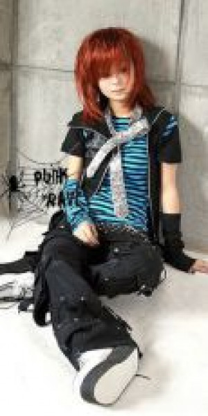 TROUSERS Punk Rave K-073/BK -  