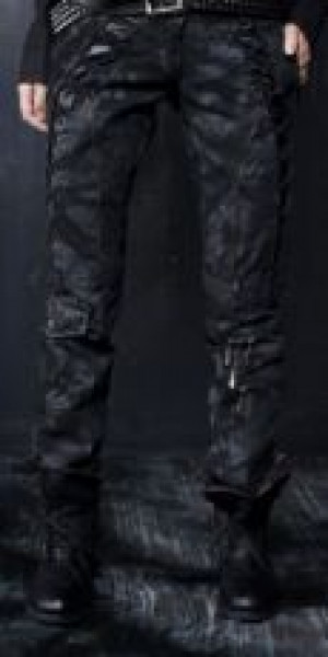  TROUSERS Punk Rave K-106/BK -  