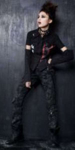  TROUSERS Punk Rave K-106/BK -  