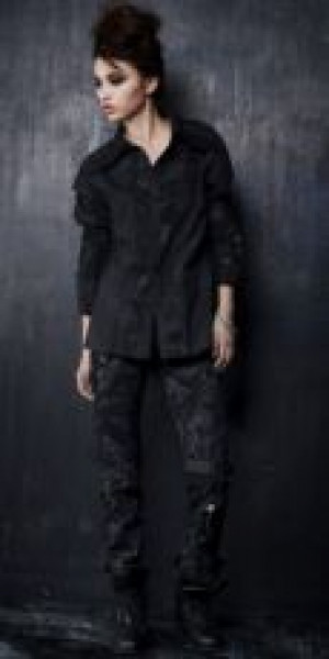  TROUSERS Punk Rave K-106/BK -  