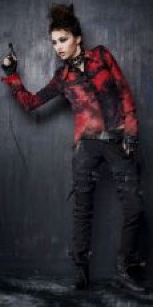  =TROUSERS= Punk Rave K-109/BK -  