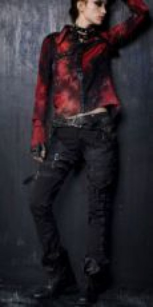  =TROUSERS= Punk Rave K-109/BK -  