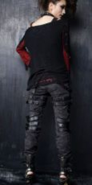  TROUSERS Punk Rave K-111/GY -  