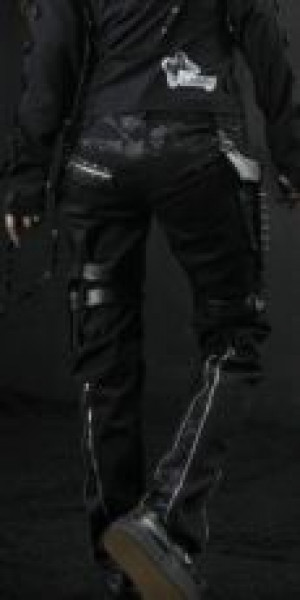  TROUSERS Punk Rave K-128/BK -  
