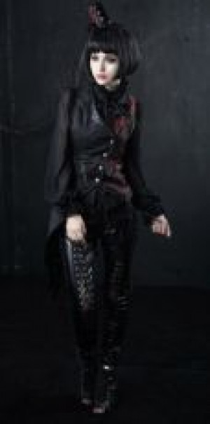  =TROUSERS= Punk Rave K-130/BK -  
