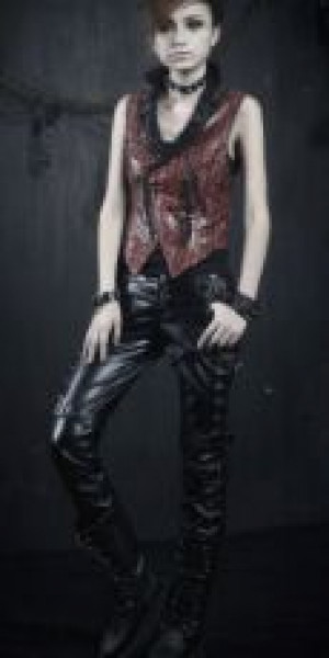  TROUSERS Punk Rave K-131/BK -  