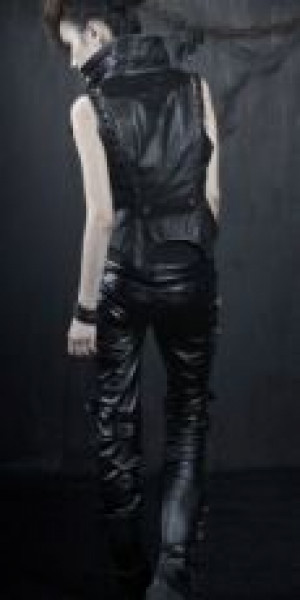  TROUSERS Punk Rave K-131/BK -  