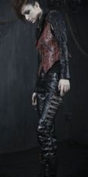  TROUSERS Punk Rave K-131/BK -  