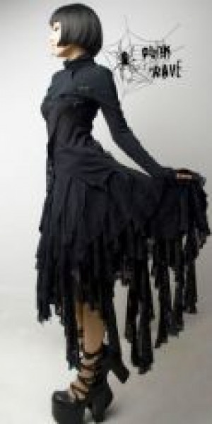  SKIRT Punk Rave Q-079/BK -  