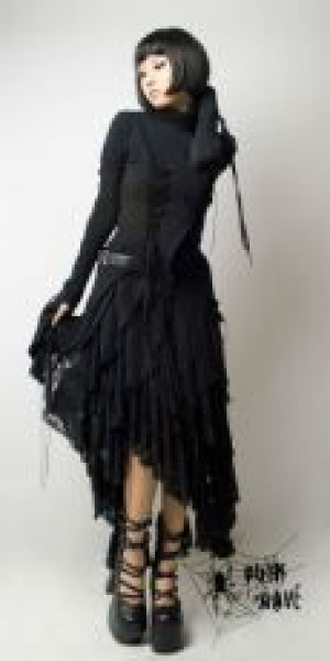  SKIRT Punk Rave Q-079/BK -  