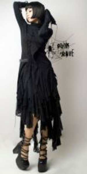  SKIRT Punk Rave Q-079/BK -  