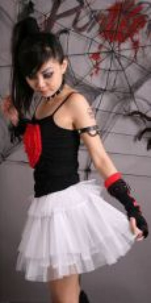  SKIRT Punk Rave Q-003/WH -  
