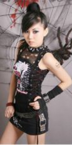  T-SHIRT Punk Rave T-212/BK -  