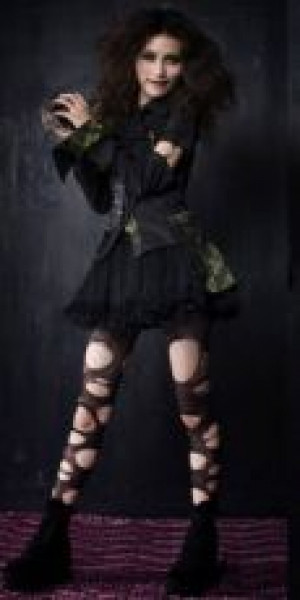  BLOUSE Punk Rave Y-289/BK-GR -  