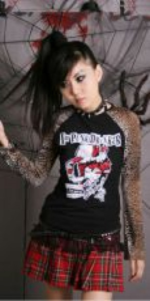  LONGSLEEV Punk Rave T-213/BK -  